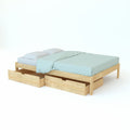 Cama Matrimonial sin Copete 2 Cajones