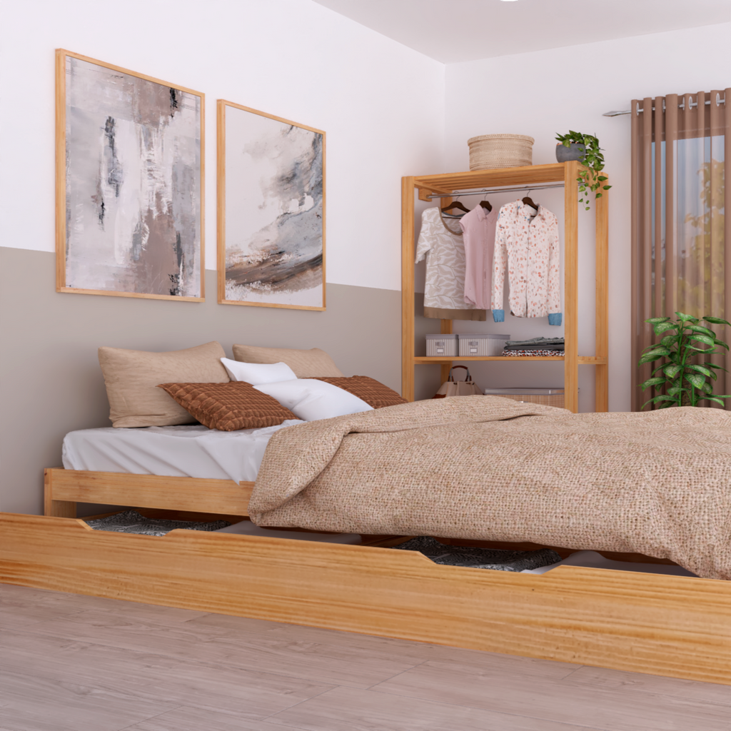 Cama Matrimonial sin Copete un Cajon