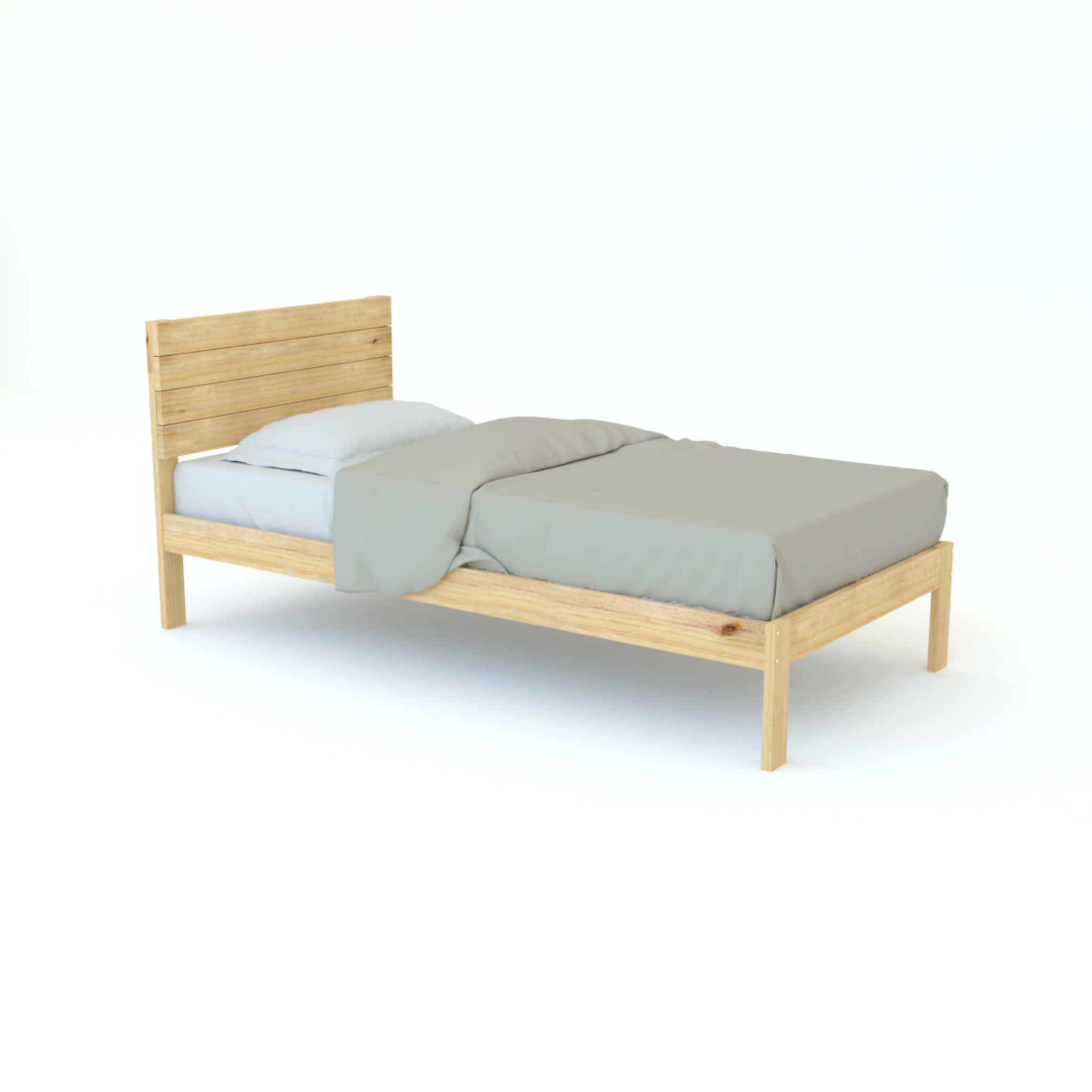 Cama Individual Copete Alto