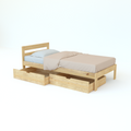 Cama Individual con 2 Cajones