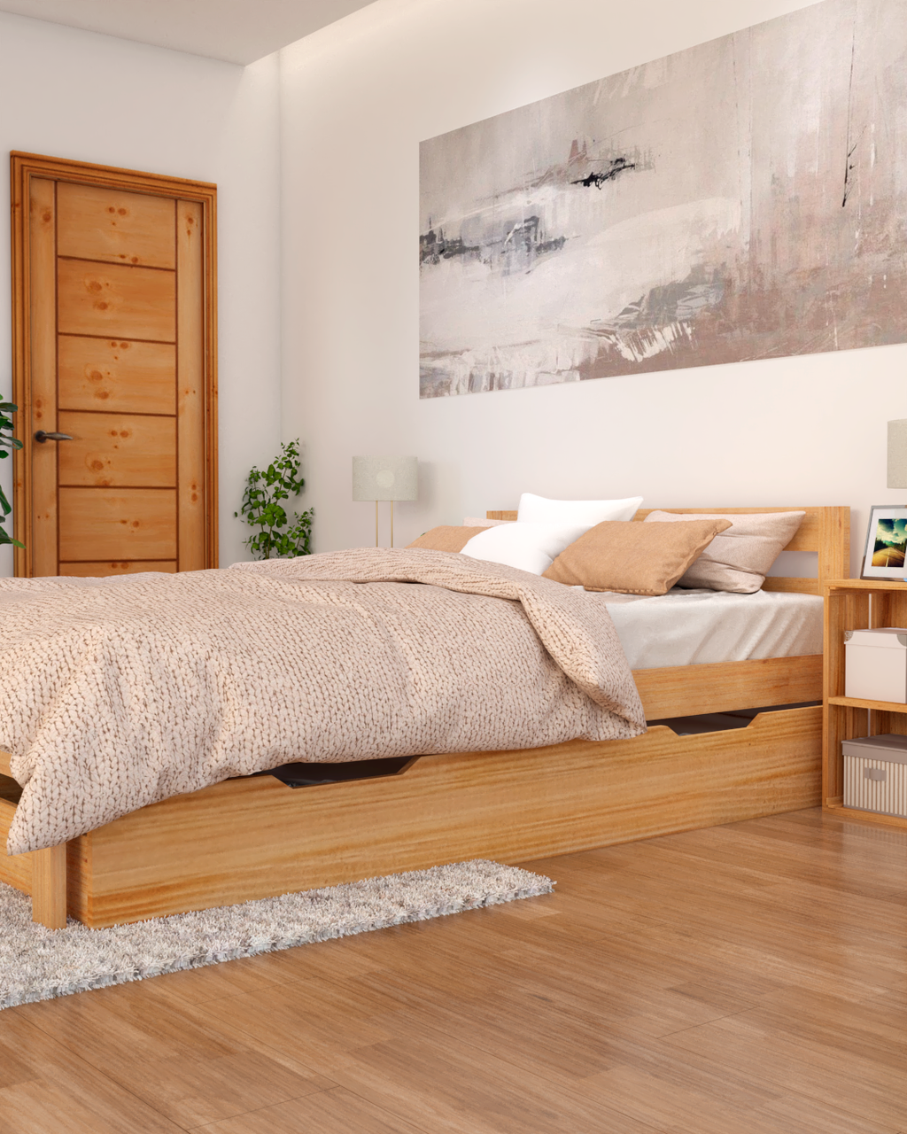 Cama Matrimonial un Cajon