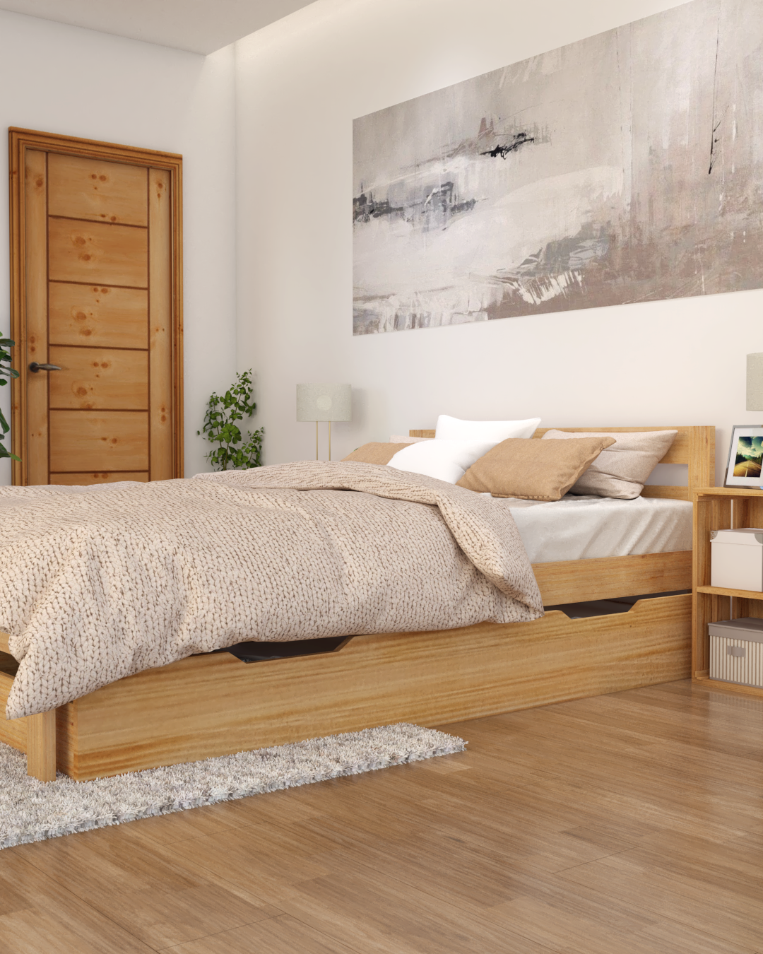 Cama Matrimonial un Cajon