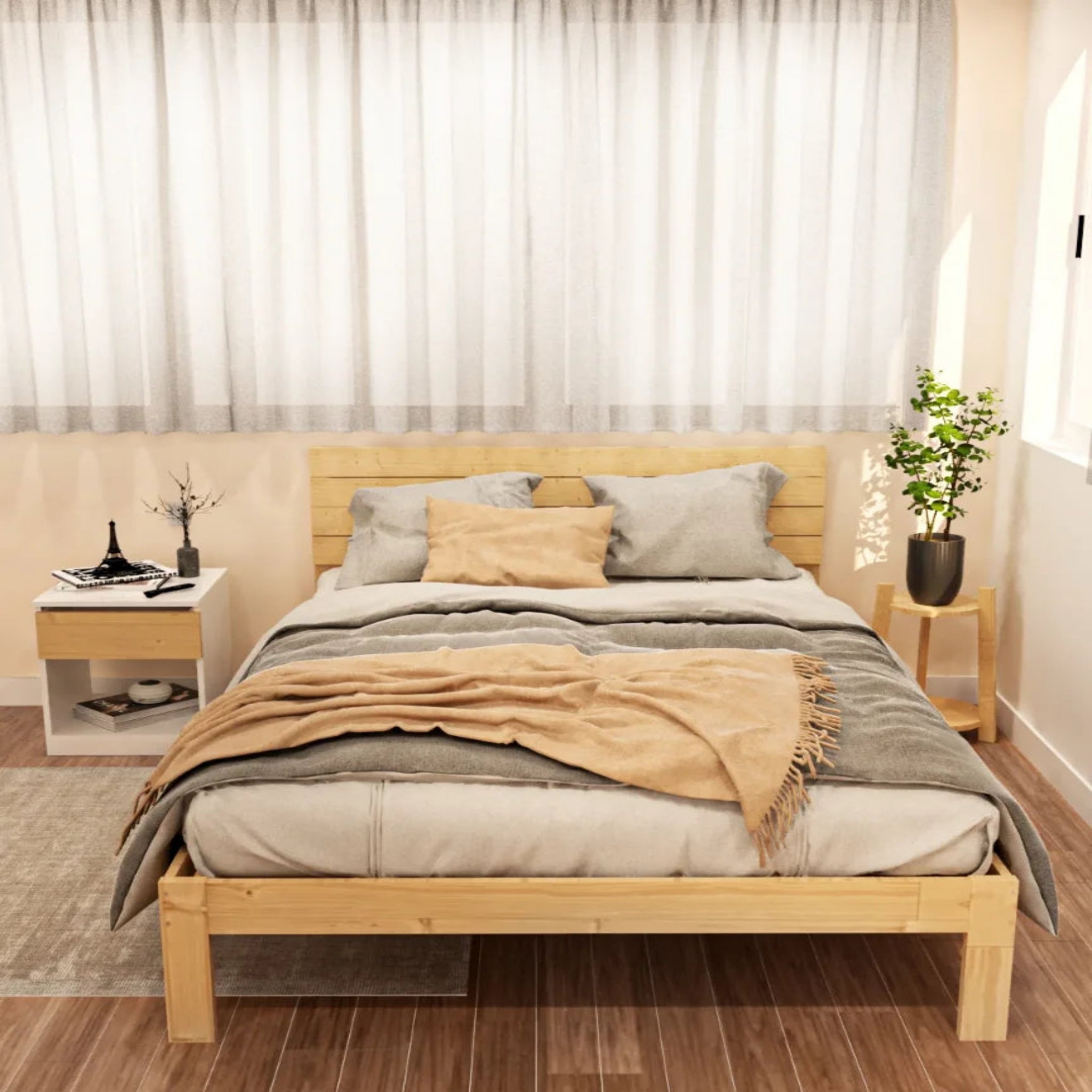 Cama Matrimonial Copete Alto